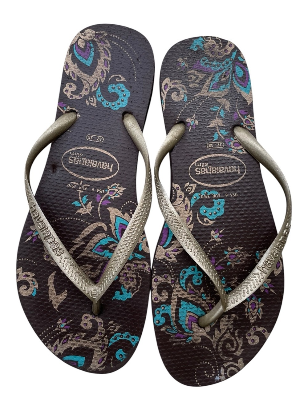 Havaianas Slim Flip Flops Size 6